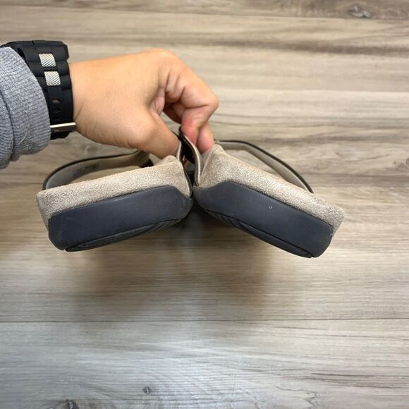 Vionic Dillon  toe post thong slide sandals Size 11 in Pewter - Picture 4 of 10